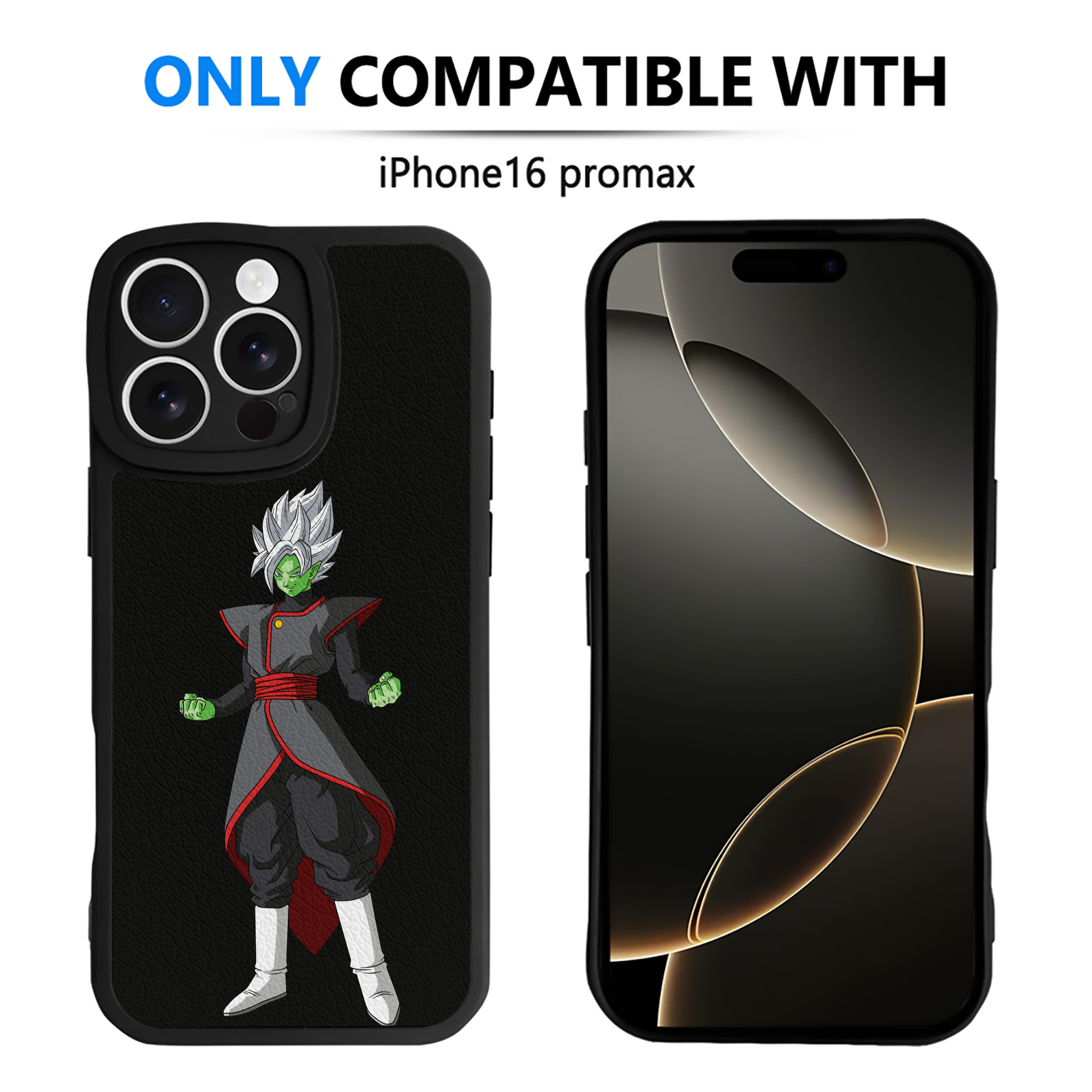 （画像用） ドラゴンボール ベジット DRAGON BALL Vegetto 【iPhone 16シリーズ対応】シリコンスマホケース（レザー調） 材質：シリコン